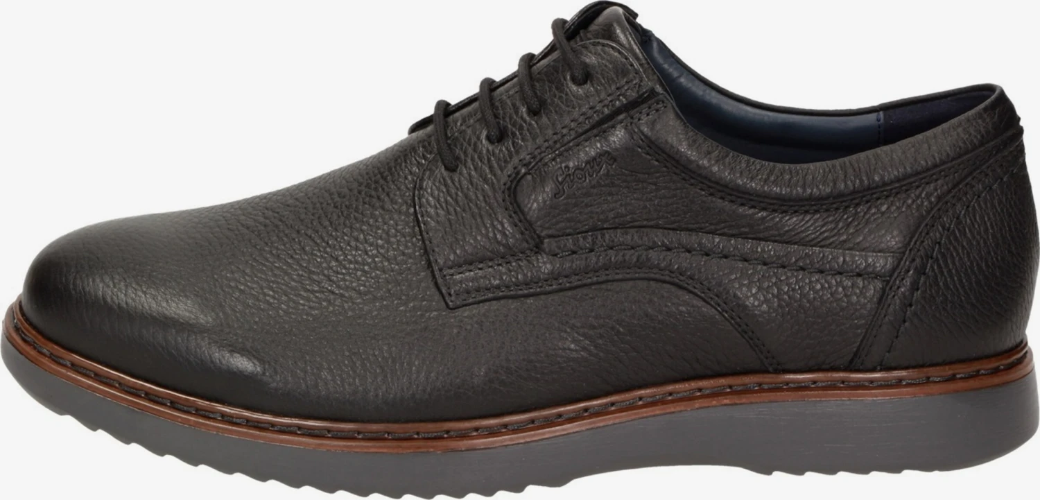 Casual Veterschoenen Veterschoen Uras-702-K Heren Zwart 2 Casual Veterschoenen Veterschoen Uras-702-K Heren Zwart - Afbeelding 2