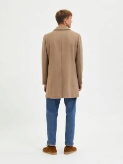 Selected Homme Tussenmantels Tussenjas Heren Beige -Herenkleding a612befa38418537412e4091851fc041