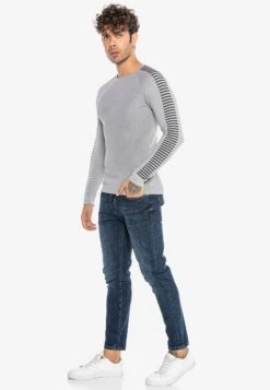 Crewneck Truien Trui Fargo Heren Grijs -Herenkleding a6d9fc36d8968d1ff21649db77a54c0b