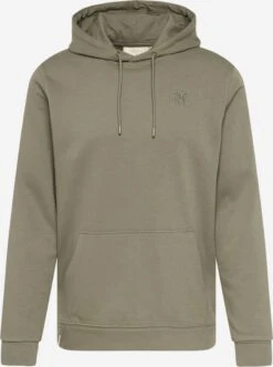SikSilk Hoodies Sweatshirt Heren Kaki