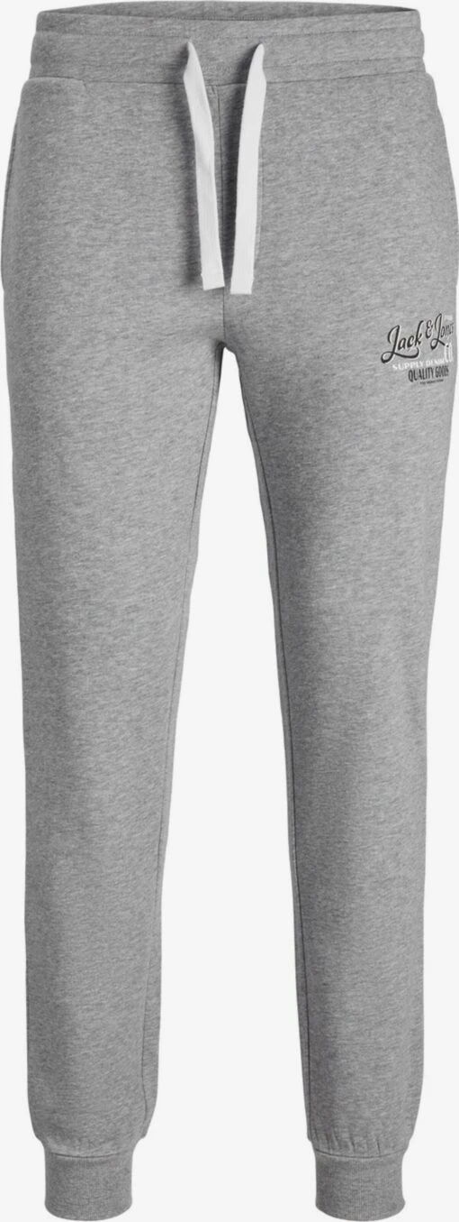 Jack & Jones Sweatpants Tapered Broek GORDON Heren Grijs