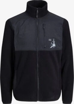 Jack & Jones Fleece Jassen Fleece Jas Filo Heren Zwart