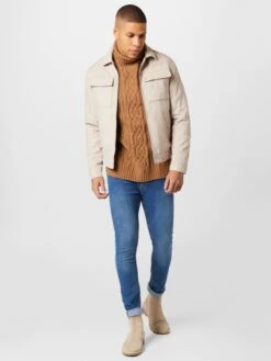 Jack & Jones Leren Jassen Tussenjas ROCKY PAYTON Heren Beige 8 Jack & Jones Leren Jassen Tussenjas ROCKY PAYTON Heren Beige -Herenkleding a85ef0e8fffd4e24751b8f2268457c39
