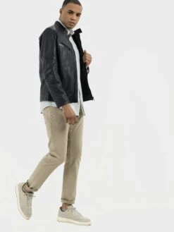 Camel Active Leren Jassen Tussenjas Heren Navy -Herenkleding ad8bb7c634ca9cea5b0143938c554039