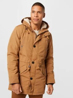 Tom Tailor Parkas Winterparka Heren Cognac -Herenkleding b0405f6fa5f1690c864094ce8f7d25de