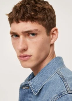 Spijkerjassen Tussenjas Heren Blauw -Herenkleding b0c860275de80a7f3fc8f0ce7696cc57