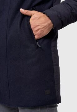 Indicode Jeans Parkas Winterparka Ontario Heren Donkerblauw -Herenkleding b1ebd134cc86209f124822a58271c954