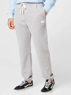 Hollister Pantalons Tapered Broek Heren Lichtgrijs -Herenkleding b20a719d8c8d11e0254fba5e205e28c0