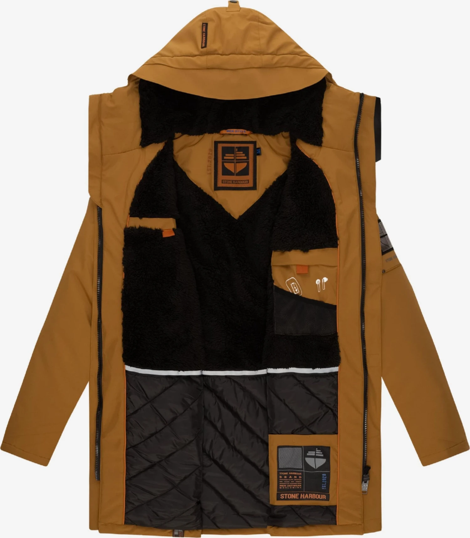 Parkas Winterparka Ragaan Heren Karamel 5 Parkas Winterparka Ragaan Heren Karamel - Afbeelding 5