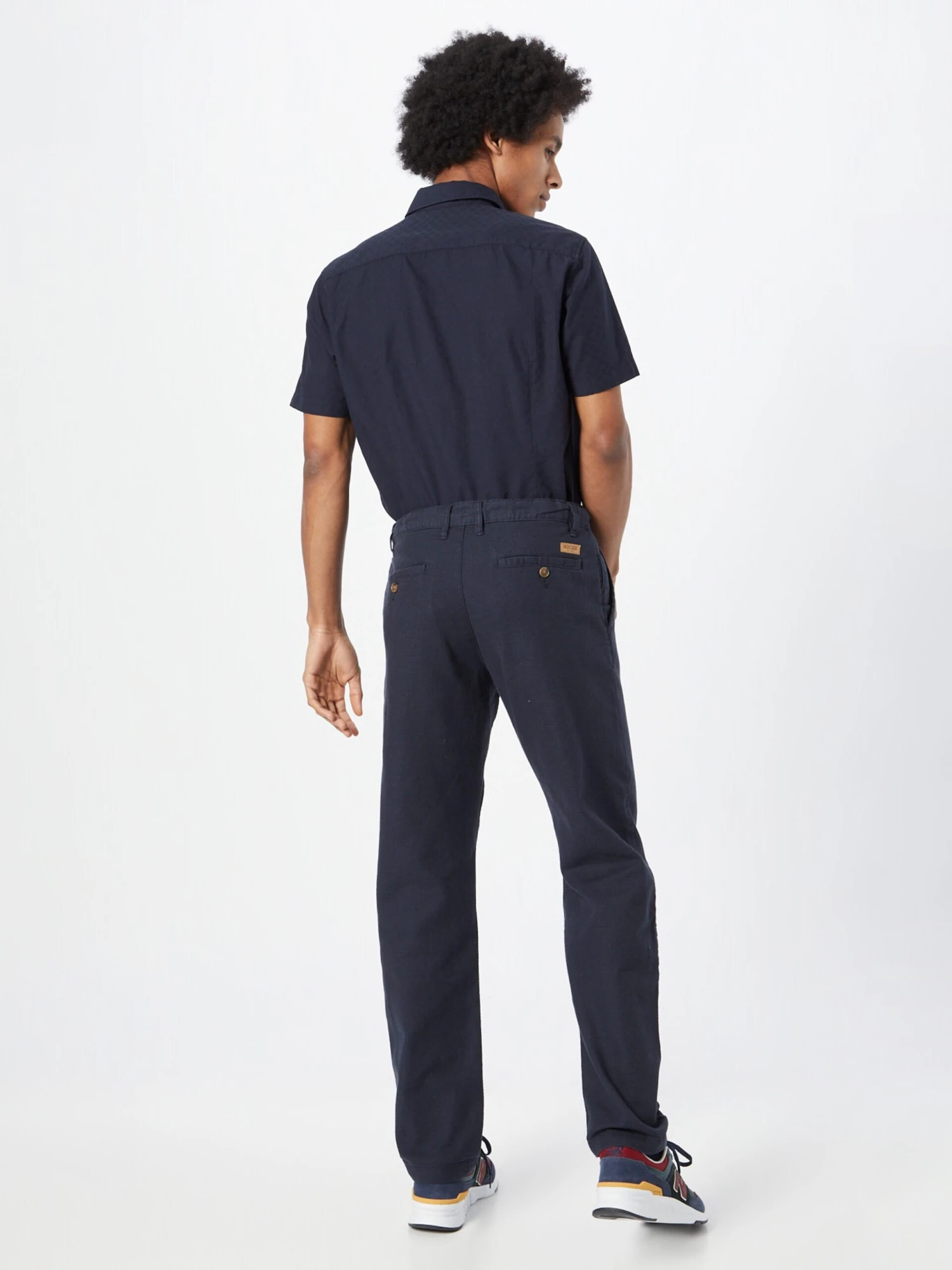 Indicode Jeans Chinos Regular Chino Clio Heren Navy 4 Indicode Jeans Chinos Regular Chino Clio Heren Navy - Afbeelding 4