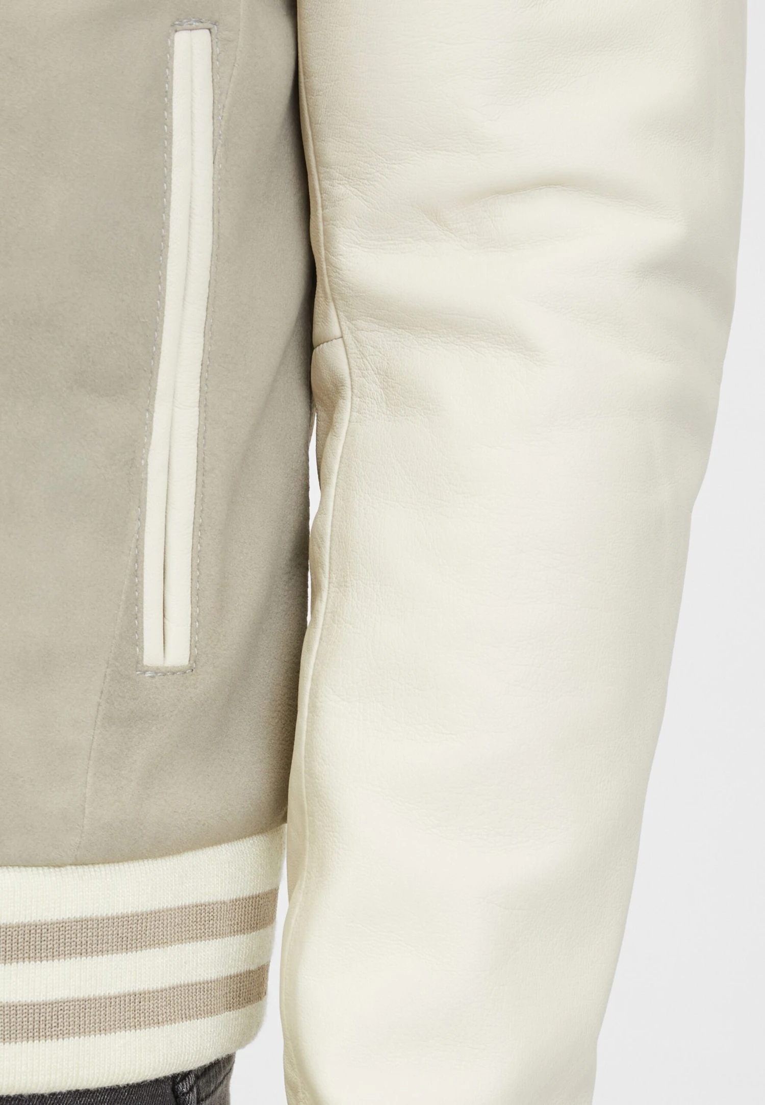 Goosecraft Leren Jassen Tussenjas Bob Heren Taupe 6 Goosecraft Leren Jassen Tussenjas Bob Heren Taupe - Afbeelding 6