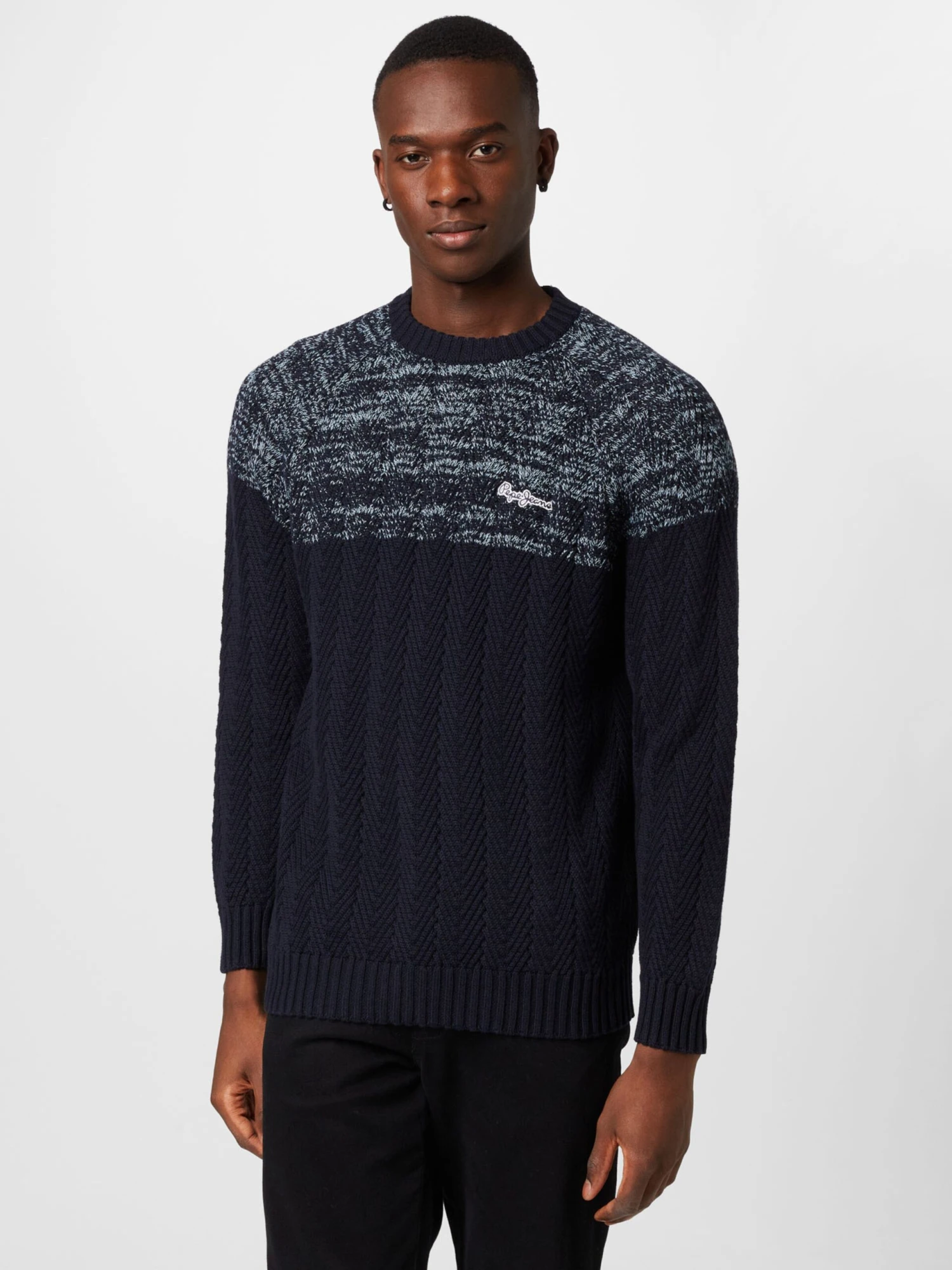 Pepe Jeans Crewneck Truien Trui MANUEL Heren Donkerblauw 2 Pepe Jeans Crewneck Truien Trui MANUEL Heren Donkerblauw - Afbeelding 2