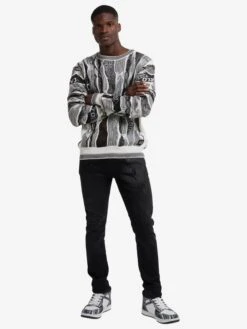 CARLO COLUCCI Crewneck Truien Trui DAmico Heren Grijs -Herenkleding bc91db70b0773e11911bc9ba4a158b4e