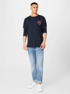 BOSS ORANGE Longsleeves Shirt Heren Donkerblauw 9 BOSS ORANGE Longsleeves Shirt Heren Donkerblauw -Herenkleding be301435bad653883f27b621cbf25a70