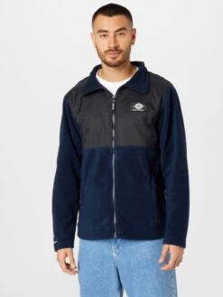 Denim Project Fleece Jassen Fleece Jas Heren Nachtblauw -Herenkleding bf0576350a9ce6d621b7f8e41de54b56