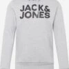 Jack & Jones Hoodies Sweatshirt Heren Lichtgrijs