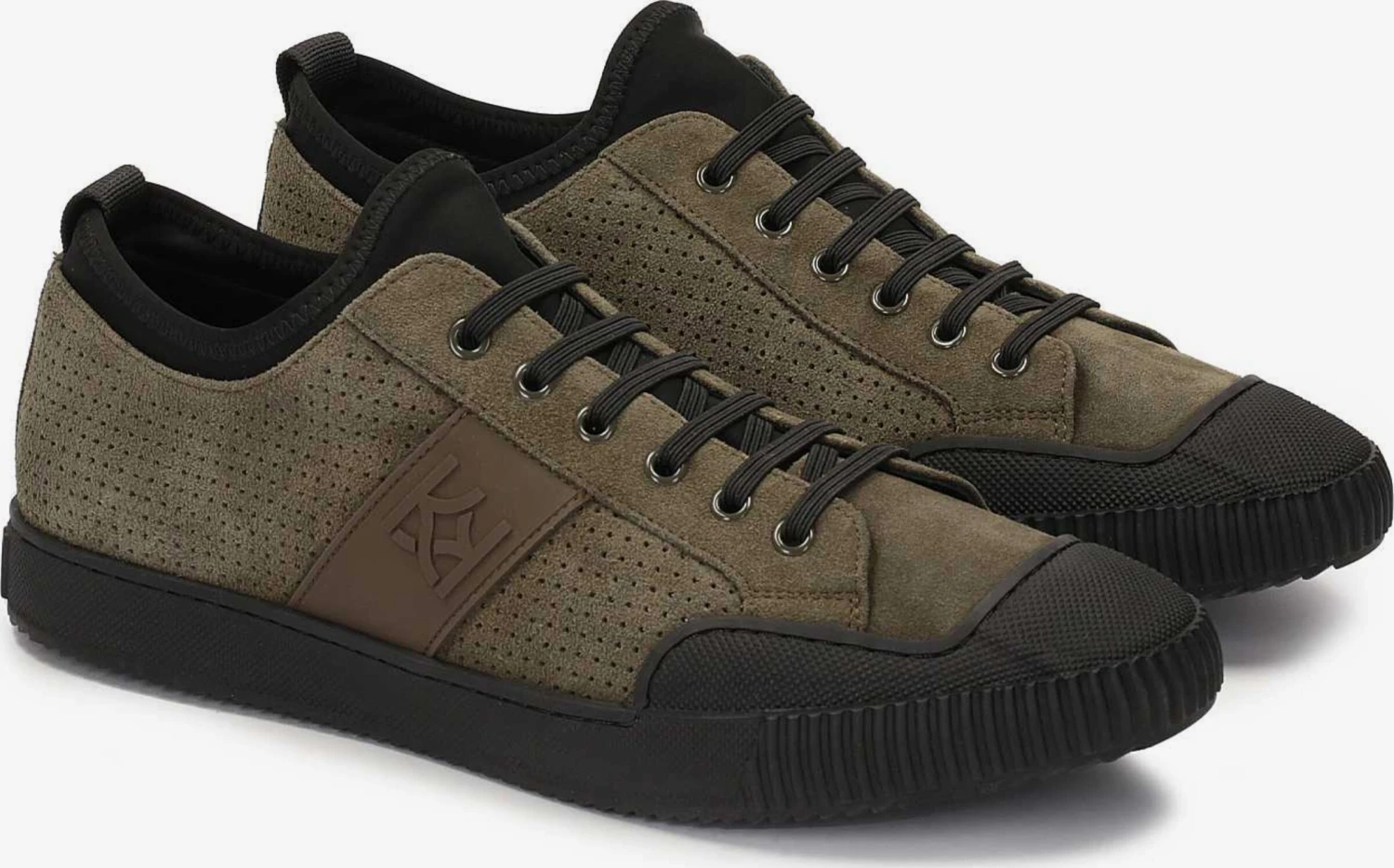 Kazar Casual Sneakers Sneakers Laag Heren Kaki 3 Kazar Casual Sneakers Sneakers Laag Heren Kaki - Afbeelding 3