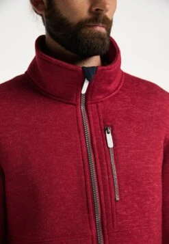 ICEBOUND Fleece Jassen Fleece Jas Heren Rood Gemêleerd -Herenkleding c5d228ff870f1867ff3b9aee19da1b48