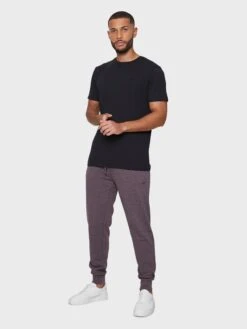 Threadbare Sweatpants Tapered Broek Trifoliate Heren Bourgogne -Herenkleding c72a0d91a4841c8f1d37e393bf8c9e91