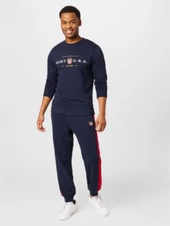 Gant Sweatpants Tapered Broek Heren Marine -Herenkleding c7eb8c61aacbe61229987b5fd95370f0