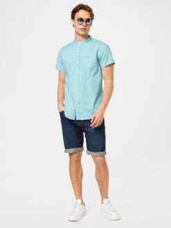 ESPRIT Denim Shorts Regular Jeans Heren Donkerblauw -Herenkleding c82143d398b22590ac047f8494b28c29