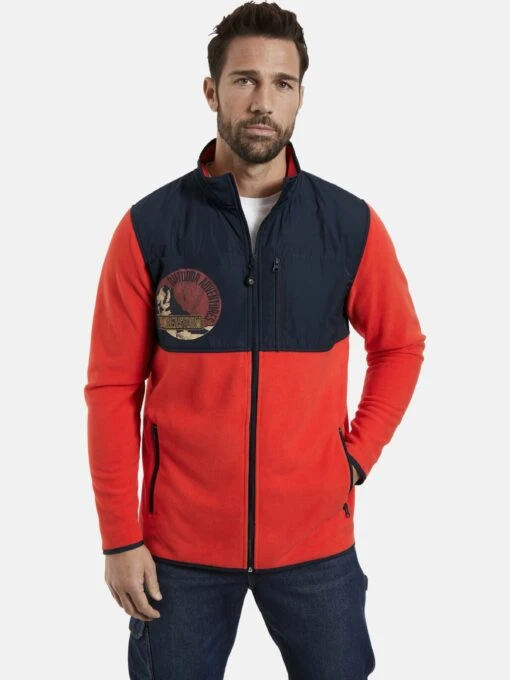 Fleece Jassen Fleece Jas Elius Heren Navy