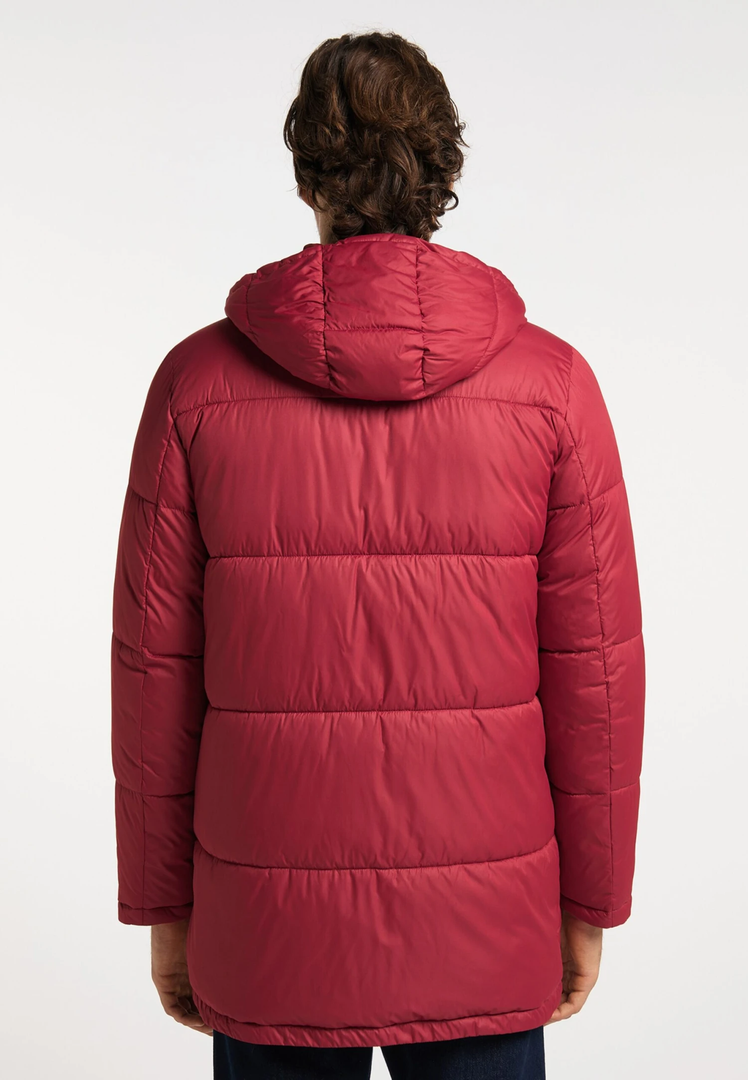 Parkas Winterparka Heren Rood 3 Parkas Winterparka Heren Rood - Afbeelding 3
