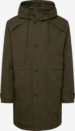 ESPRIT Tussenjassen Tussenparka Heren Olijfgroen