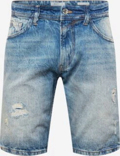 TOM TAILOR Denim Denim Shorts Regular Jeans Heren Blauw