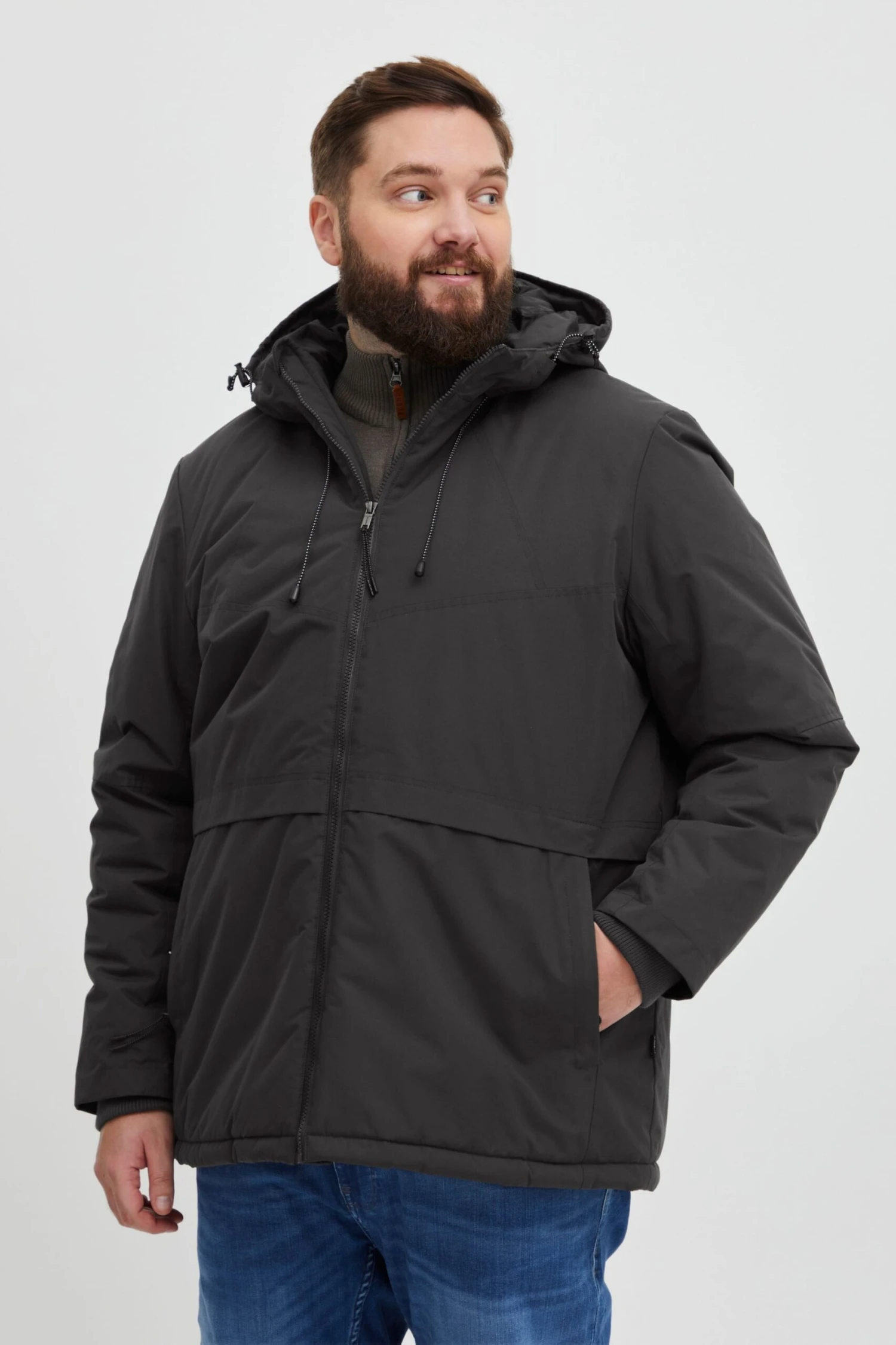 Blend Winterjassen Winterjas Fosco Heren Donkergrijs 2 Blend Winterjassen Winterjas Fosco Heren Donkergrijs - Afbeelding 2