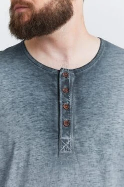 Solid Longsleeves Shirt Timur Heren Donkerblauw -Herenkleding cbcc93eae88ae6baa8c286cb9b13c915