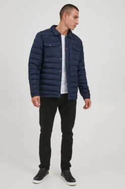 Blend Donsjassen Winterjas Ruven Heren Blauw -Herenkleding ccc60788849550cd78b7e4a1df7c6ce4