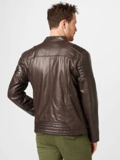 Maze Leren Jassen Tussenjas Rocha Heren Kastanjebruin -Herenkleding cdb57bddc0729b295dc303b4c93cfe02