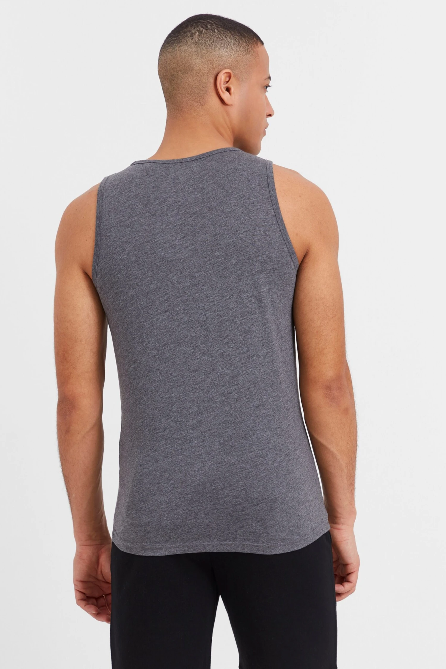 Solid Tanktops Shirt CASAL Heren Grijs 4 Solid Tanktops Shirt CASAL Heren Grijs - Afbeelding 4