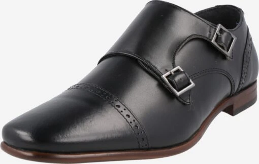 Nette Schoenen Instappers Benson Heren Zwart