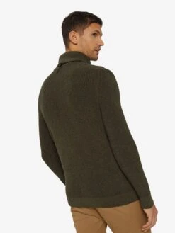 ESPRIT Coltruien Trui Heren Olijfgroen -Herenkleding ceea8c5c2a4ebb742fcca481bfe34d78