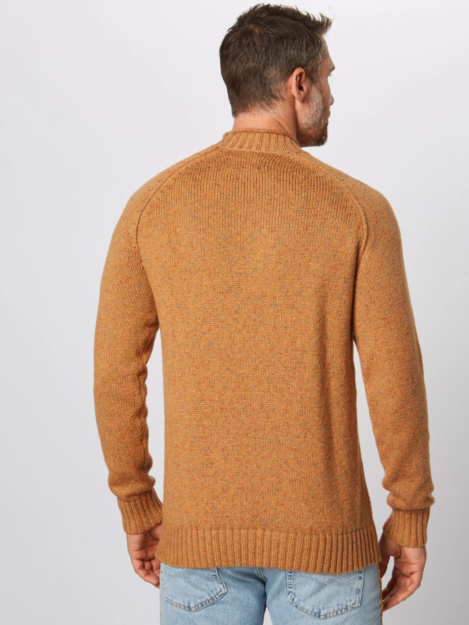 Jack & Jones Coltruien Trui CLIVE Heren Cognac 4 Jack & Jones Coltruien Trui CLIVE Heren Cognac - Afbeelding 4