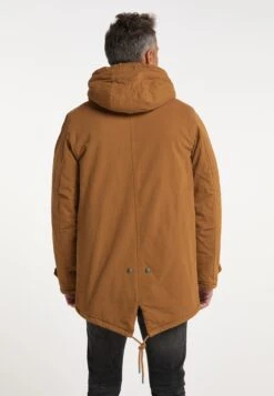 DreiMaster Vintage Parkas Winterparka Gaya Heren Bruin -Herenkleding d3d84ffa1e3fab41f2fd210865ec1295