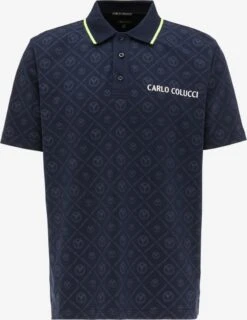CARLO COLUCCI Polos Shirt Heren Navy