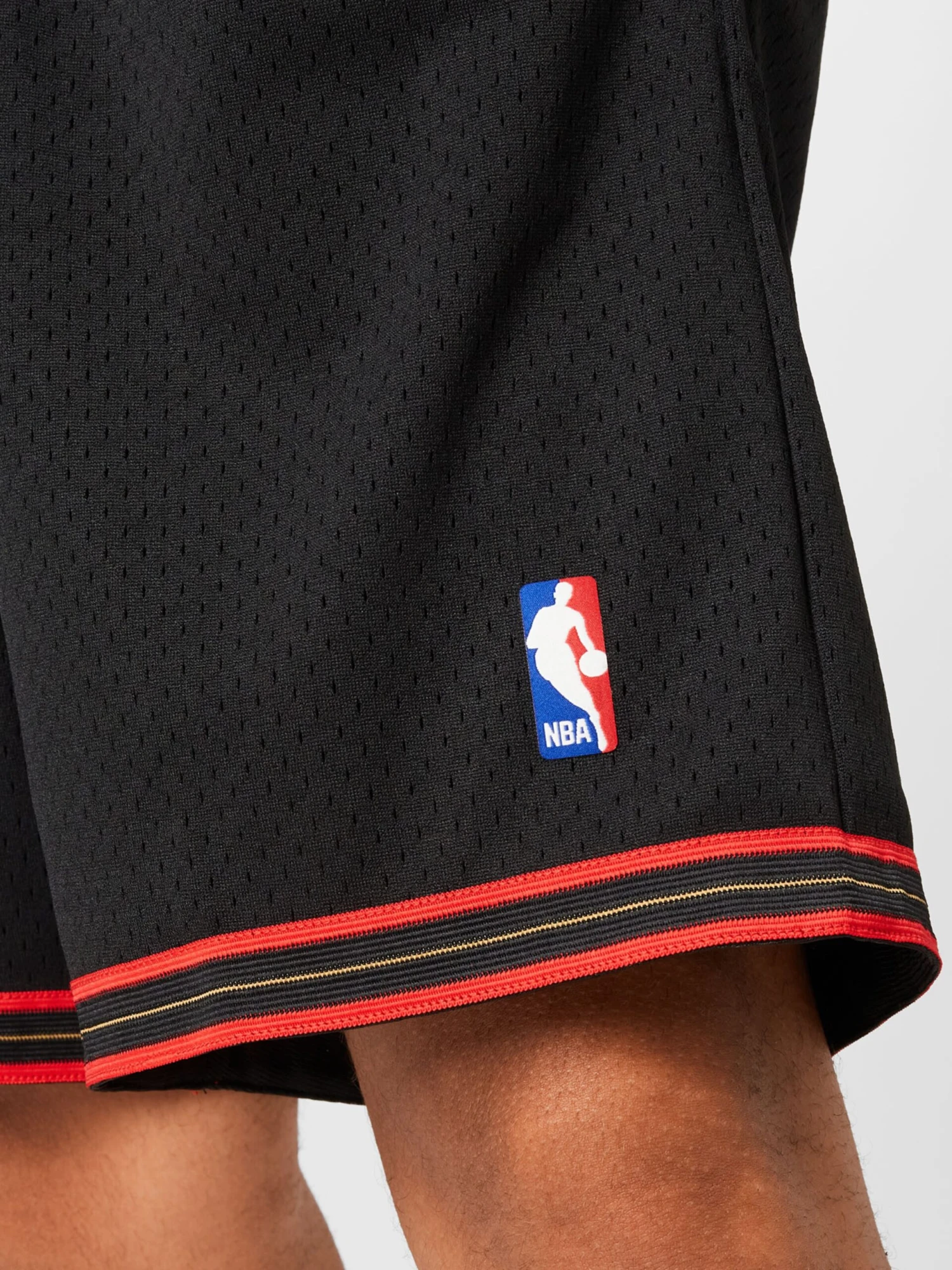 Mitchell & Ness Shorts Loosefit Functionele Broek Heren Zwart 2 Mitchell & Ness Shorts Loosefit Functionele Broek Heren Zwart - Afbeelding 2