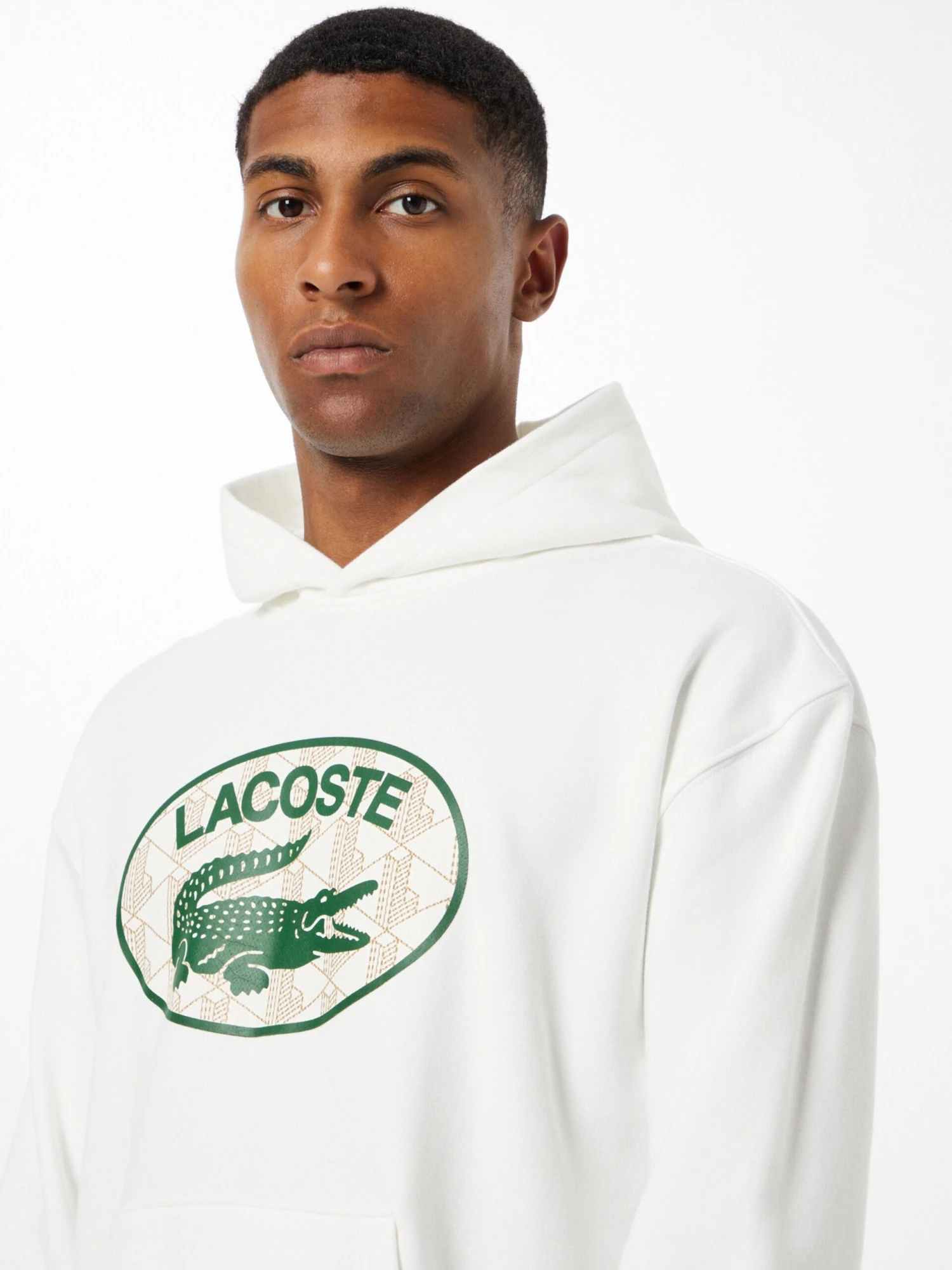 Lacoste Hoodies Sweatshirt Heren Wit 2 Lacoste Hoodies Sweatshirt Heren Wit - Afbeelding 2