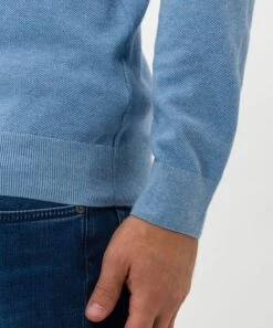 BRAX V-hals Truien Trui Vico Heren Smoky Blue 14 BRAX V-hals Truien Trui Vico Heren Smoky Blue -Herenkleding d9a6e744a812effae171842a8a8f56ad