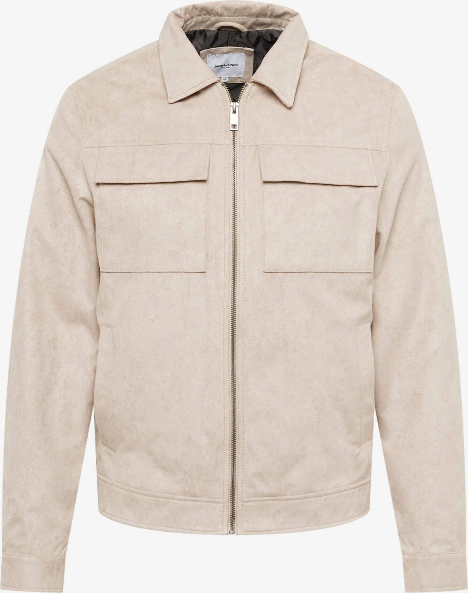 Jack & Jones Leren Jassen Tussenjas ROCKY PAYTON Heren Beige 1 Jack & Jones Leren Jassen Tussenjas ROCKY PAYTON Heren Beige