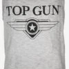 Top Gun Tanktops Shirt Truck Heren Grijs