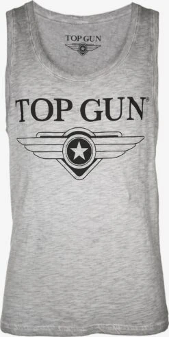 Top Gun Tanktops Shirt Truck Heren Grijs