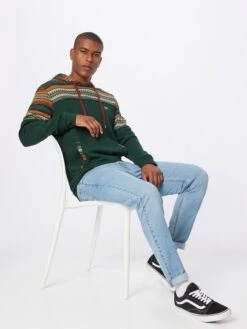 Iriedaily Hoodies Sweatshirt Heren Smaragd -Herenkleding dc99cb49f536829eb9c607111be6679e