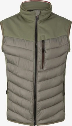 Tom Tailor Bodywarmers Bodywarmer Heren Kaki