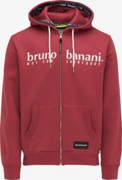 Bruno Banani Sweatvesten Sweatvest Grant Heren Rood