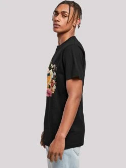 F4NT4STIC T-shirts Shirt Disney Bambi Meadow Heren Zwart -Herenkleding df2365a7746f2f8b9a42615ca56c7502