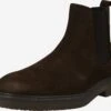 Enkelboots Chelsea Boots Heren Donkerbruin